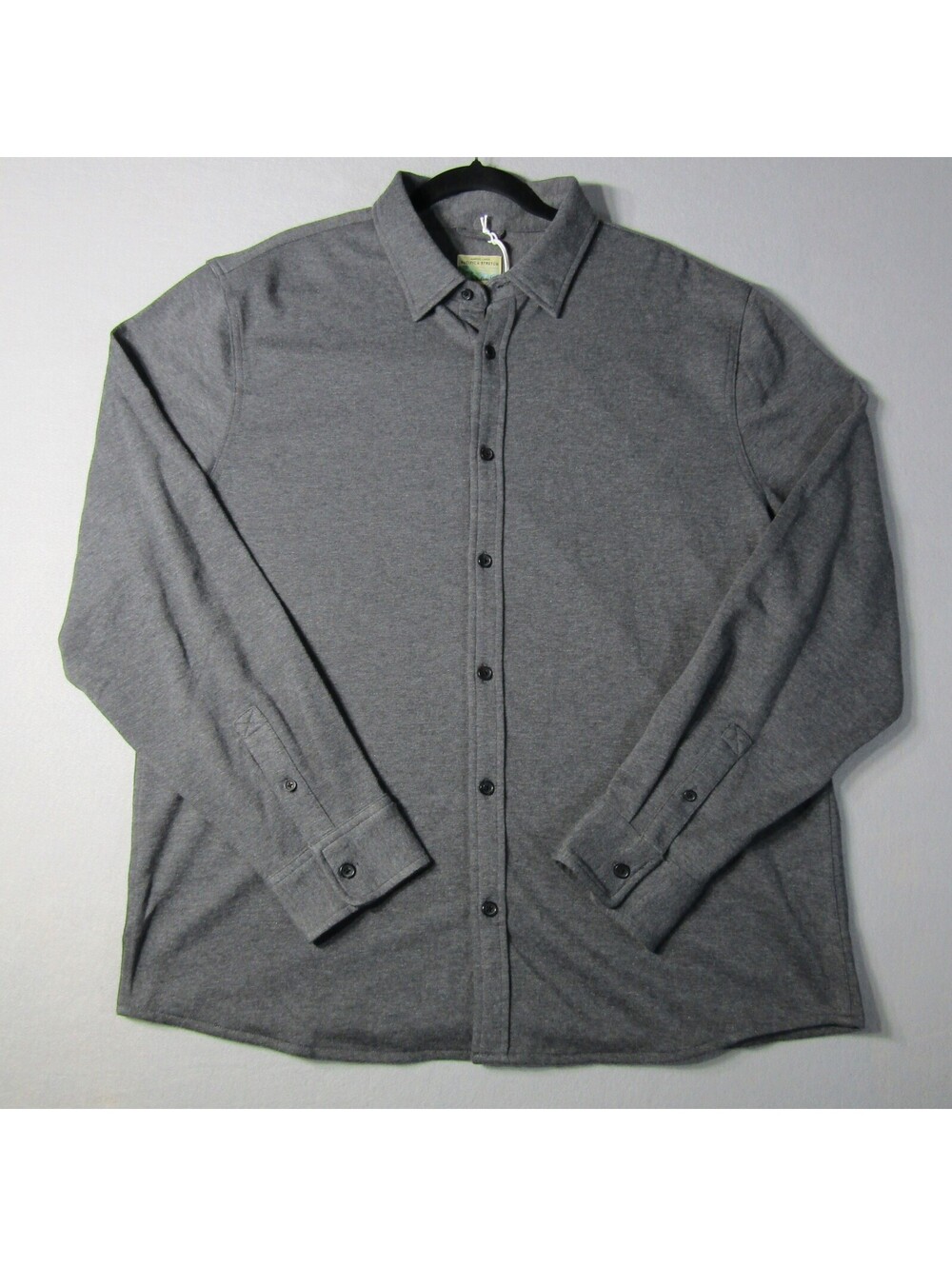 NWT Pacifica Marine Layer Stretch Shirt Charcoal Heather Men's XXL